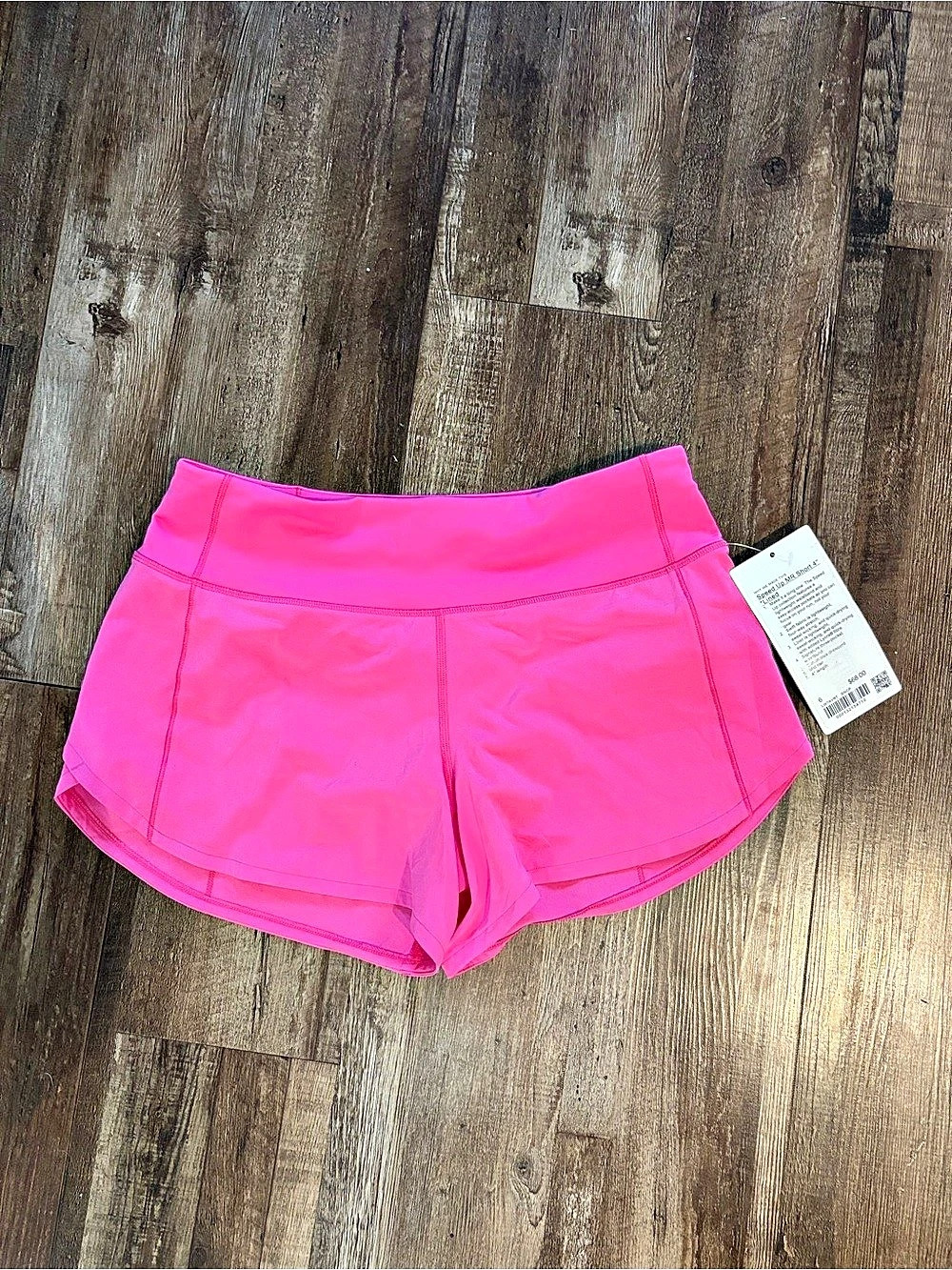 Lululemon Speed Up Short 4" Athletic Shorts in Pink Size 6 NWT